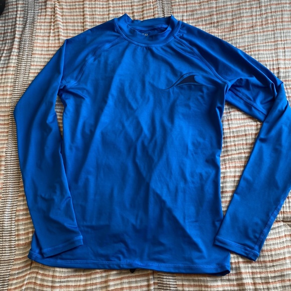 TSLA Blue Rash Guard. XS - Picture 1 of 2